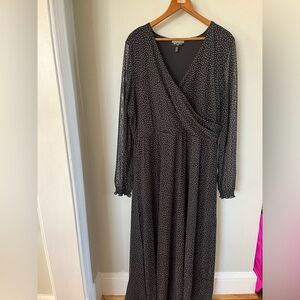 Polka Dot Dress Stretch Material